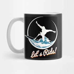 Surfer Print Design Mug